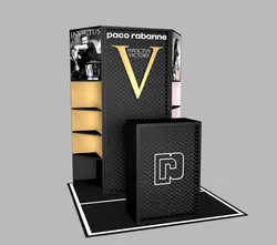exhibition stall - fair exhibition - exhibition stand - in store booth - paco rabanne