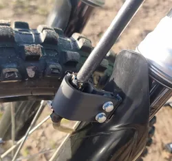 Front Brake Hose Line Clamps