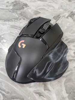 Logitech G502 lightspeed mouse mod — pinky and ring finger rest (v2)