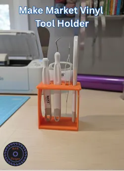 Make Market Vinyl Tool Holder - Compact Desktop Organizer