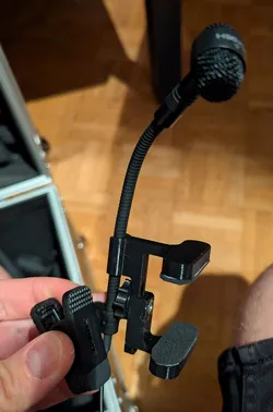 Microphone Mount for Violin or Viola