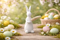 Modern Minimalistic Easter Bunny