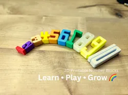 Number Blocks for Learning Math – Educational Counting & Stacking Toy for Kids