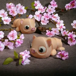 Other STL indir - Mini Flexi Articulating Laying Down Pig - 3DJPDESIGNS