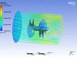 Propeller Flow Simulation