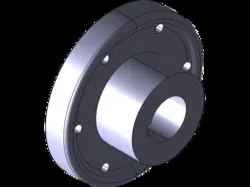 Protective type flange coupling