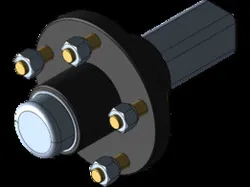 Trailer Axle Hub Assy