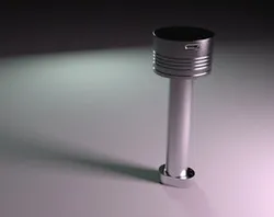 Two stroke piston diesel engine