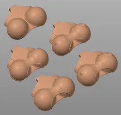 Various chest files for Megami Device by Poofbird Designs REUPLOAD