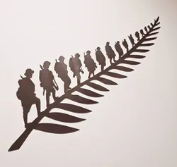 Anzac Key chain flag
