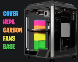 Bento Box 2.1 combination HEPA and activated carbon filter (6x3mm vertical pull orientation)