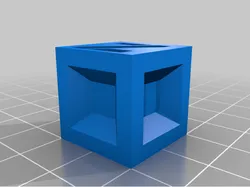 Boring Calibration Cube