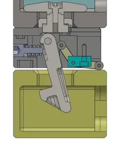 container semi-automatic lock