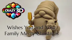 Cute Christmas Gnome / New Year Gnome