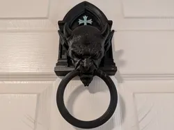 Door Knocker – Ring Prints Inside, No Assembly