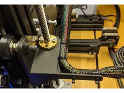 Ender-3 Dual-Z Plate with Wire Guide