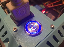 Ender 3 NG v1.2 C14 and 22 mm power button mount