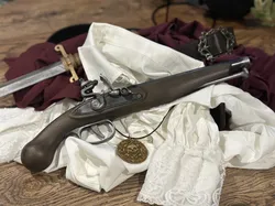 Flintlock Pistol Prop with Functioning Action