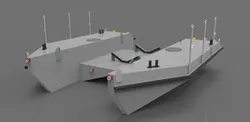 Floating boat chock