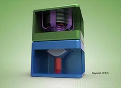Helicoid lock