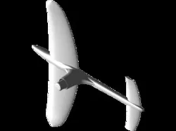 Hydrofoil with 1 inch circular mount