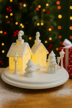 LED Christmas Village – Tealight House Scene