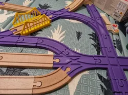 Lidl Playtive / Ikea compatible wooden train rails / Koleje pro dřevěné vlaky Lidl Playtive / Ikea