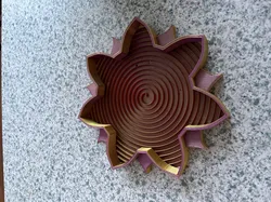 Lotus Mandala Flower 4 inch ( 11 cm) Pot Holder