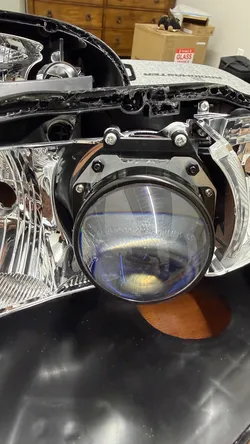 Miata NC HID projector bracket  Morimoto Micro D2S 5.0
