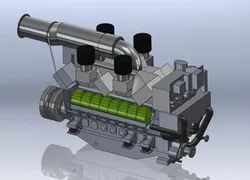 MTU 16V Marine Diesel Engine