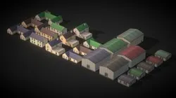 Pack - Low Poly - 22 Building [ Interior ]