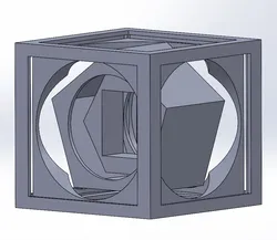 Pentagon inside Hexagon inside Cube inside a Cube