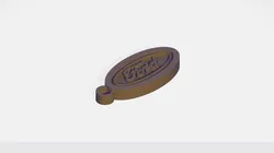 Personal Accessories STL Download - ford keychainby 3D-ATAY