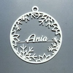 Snowflake Christmas Ornament - Polish Name (bombka / bombki z imieniem)