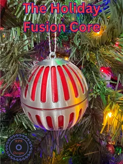 The Holiday Fusion Core: Multi-Part Industrial Ornament