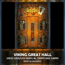 Viking Great Hall Map