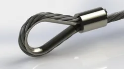 Wire Rope (Cable) with pressed Connector and Thimble