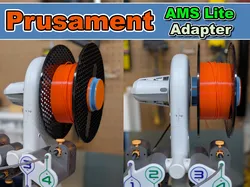 Bambu A1 AMS Lite Prusament Spool Adapter