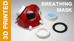 Breathing Mask with Screw-In Filters (Version 2)