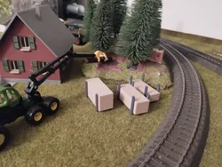 Bretterstapel H0 / 1:87