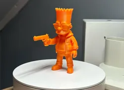 Characters & Creatures STL Download - Gangster Bart Simpsonby DesignCreatorss