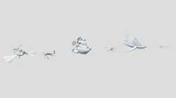 HW XYZ silhouettes