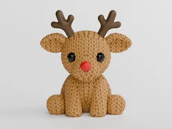 Knitted Reindeer