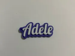 Llavero con nombre de Adele - Modelo de impresión 3D gratuito