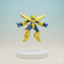 Magnamon Digimon Creature Model