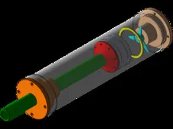 Magneto-Rheological Fluid Smart Actuator (with a mixer)