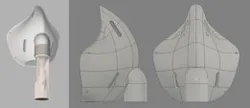 Mask for Respirator-Free Reanimation Venturi's Valve