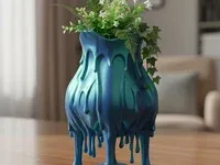 Melting Drip Vase | Modern Home Decor