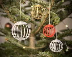 Minimal Tree Ornament Connector – Easy Interlocking Assembly