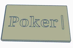 Poker Lid Holds Two Card Decks